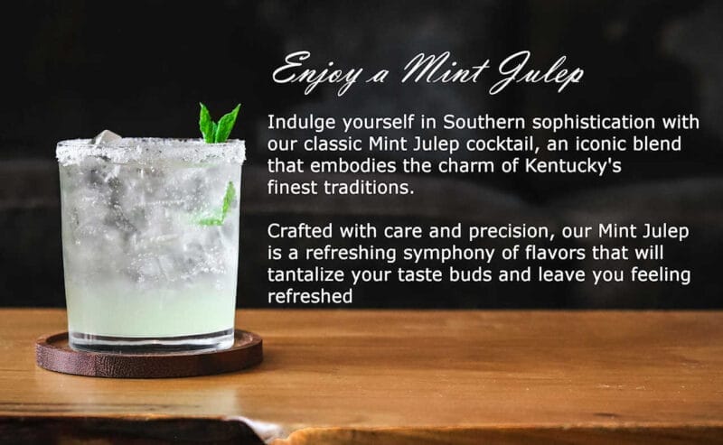 Beverage Photography: Mint Julep Ad