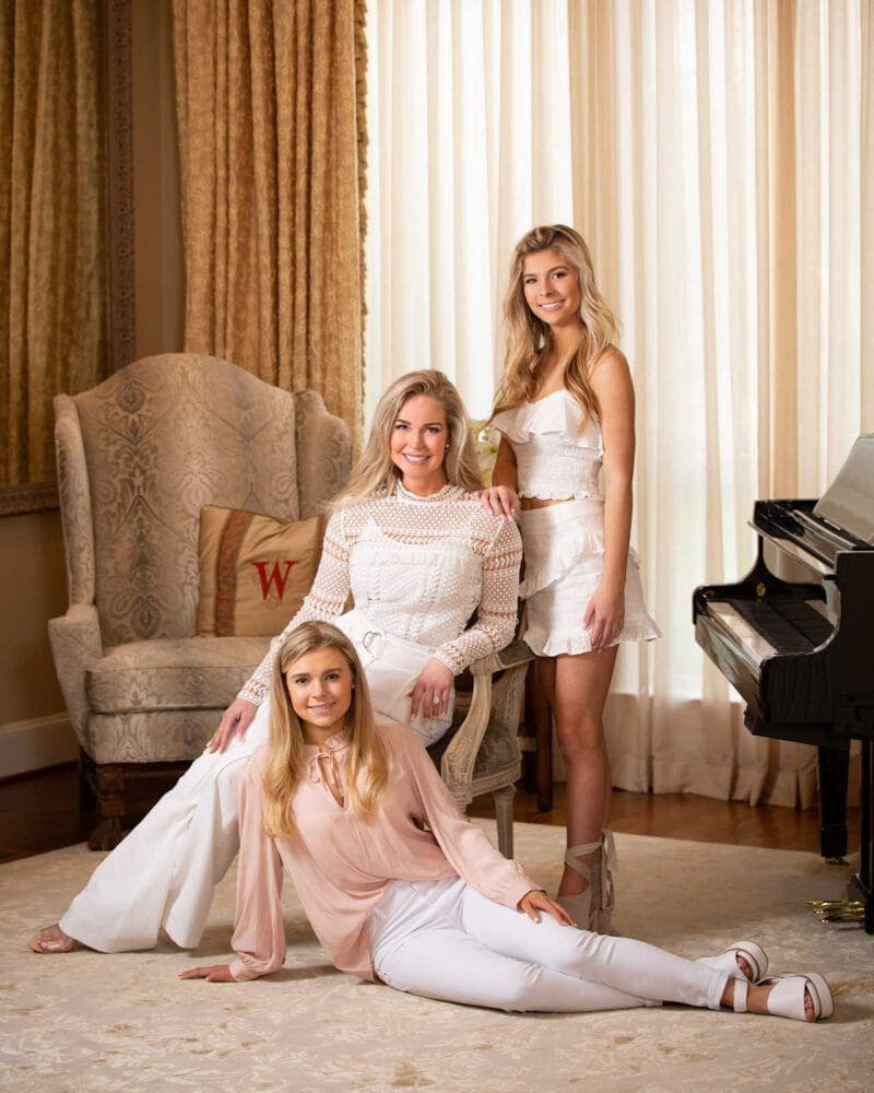 Family Masters Portraits: Family in Family Room with Piano